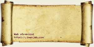 Dina Paralatić vizit kartica